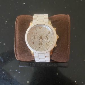 Michael Kors MK5145 Runway Chronograph White